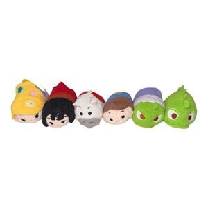 Disney TSUM TSUM TANGLED Mini Plush RAPUNZEL PASCAL MAXIMUS MOTHER GOTHEL 6ct